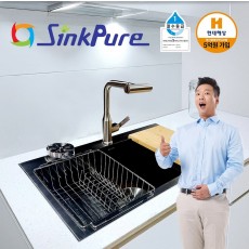 싱크퓨어 와이드360 절수 1등급 폭포 수전 SP-4001